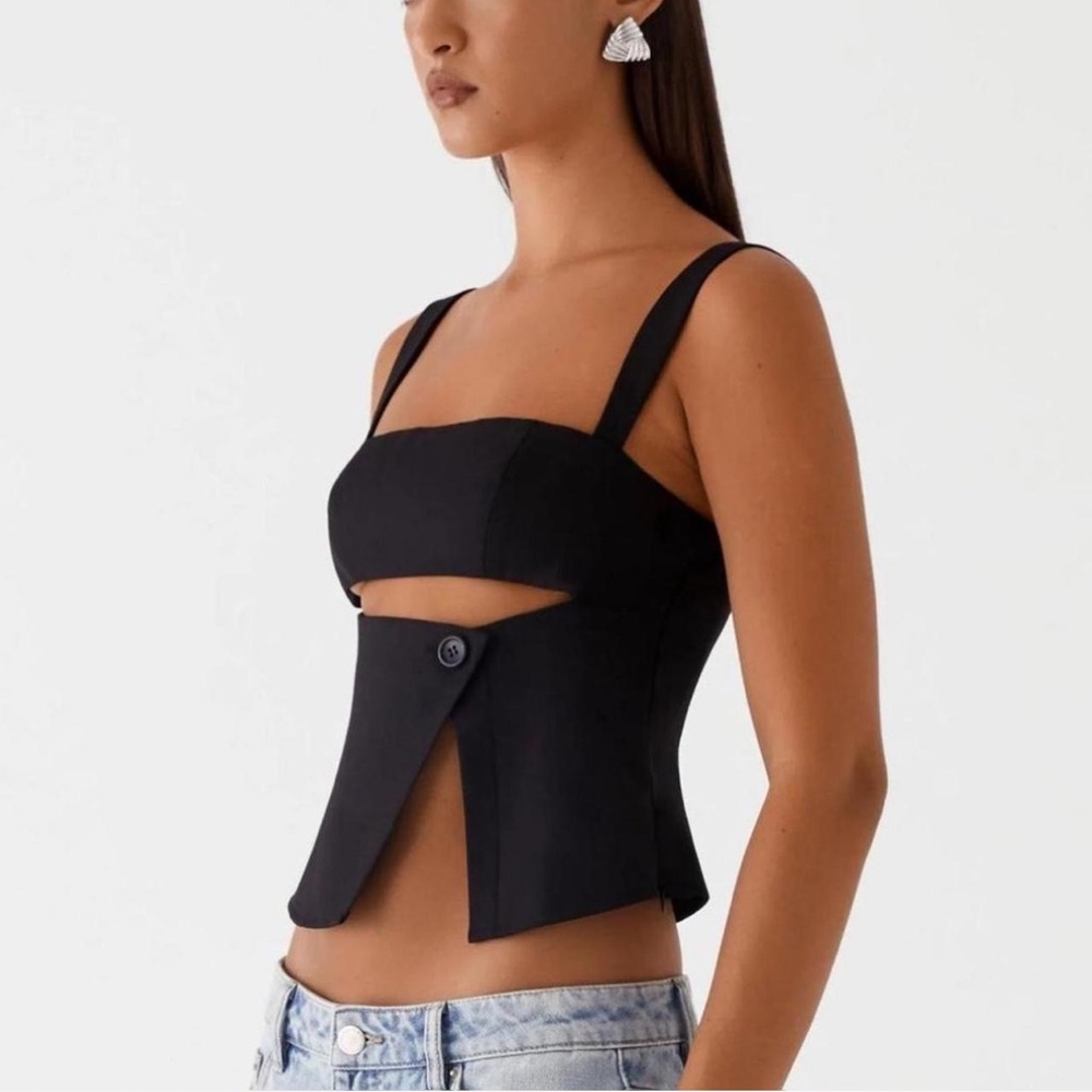 Elegant Black Women's Top